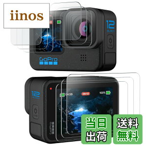 �y���������zJETech GoPro Hero 12/11/10/9 Black �t�B���� �J���������Y�t�B�����t�� �����K���X�t�B����, �ȒP�ȃC���X�g�[��, HD�N���A, 3��+3��+3���Z�b�g