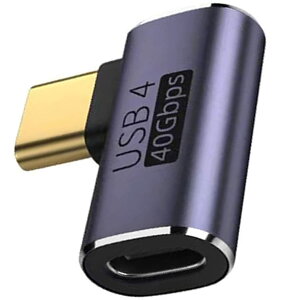 �y���������zUSB Type C �ϊ� �A�_�v�^�[ L�^ 40Gbps (1�Z�b�g, �� L�^)Suptopwxm 90 �x�I�X ���XUSB4.0 �����[�d PD�[�d�����f�[�^�]�� 100W/5A& 8K@60Hz�f���o�̓^�C�v USB C Type C �����R�l�N�^ Thunderbolt 3�AMa