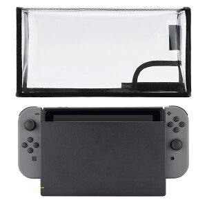 �y���������zPlayVital Nintendo Switch & Switch�L�@el���f���ɑΉ��p�i�C�������_�X�g�J�o�[�A�_�炩���Ă��ꂢ�ȃ_�X�g�J�o�[�A���Ɛ���h���J�o�[�X���[�u�y�N���A���u���b�N�g�����z