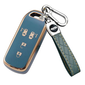 �y���������z[YANMW] N-BOX�L�[�P�[�X�K���z���_ NBOX�L�[�J�o�[ N-BOX N-ONE N-WGN N-���S��NBOX�J�X�^�� N-VAN JF1 JF2 JF3 JF4�L�[�z���_�[ �X�}�[�g�L�[�P�[�X4�{�^�� (�u���[)