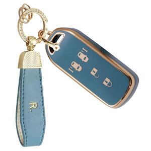 �y���������z[YANMW] N-BOX�L�[�P�[�X�K���z���_ N-BOX N-ONE N-WGN N-���S���L�[�J�o�[ NBOX�J�X�^�� N-VAN JF1 JF2 JF3 JF4�L�[�z���_�[�X�}�[�g�L�[�P�[�X 4�{�^��(�u���[)