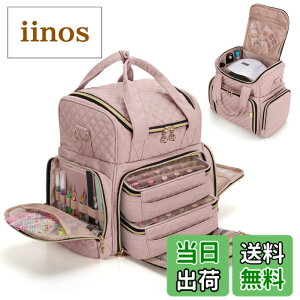 �y���������zLuxja �}�j�L���A�P�[�X 48�{�g���p �l�C�����C�g�ƃl�C��������[�� 2�̎��O���\�ȃo�b�O�t�� 3WAY �����^�� �s���N