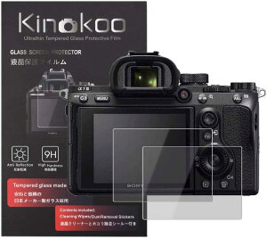 �y���������zkinokoo �t���ی�t�B���� Sony A7M4/a6700/ZV-E1/A7C II /A7CR/ZV-E10 II �d�x9H �����ߗ� �ώw�� �C�A���� �����K���X ����0.25mm 2���Z�b�g (A7M4/a6700/ZV-E1/A7C II /A7CR/ZV-E10 II��p)