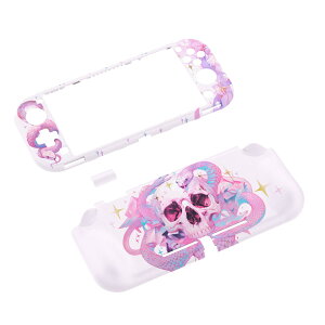 �y���������zPlayVital ZealProtect Nintendo Switch Lite�ɑΉ��p�ی�V�F��(�p�^���f�U�C��)�ASwitch Lite�ɑΉ��p�l�ԍH�w�Ɋ�Â����f�U�C�������n�[�h�V�F���A�O���X�X�N���[���t�B�������X���b�g�J