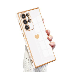 �y���������zQLTYPRI Galaxy S24 Ultra �P�[�X docomo SC-52E / au SCG26 TPU �J�o�[ �n�[�g �͗l ������� �؍� ���� �V���v�� ���^ �y�� �����Y�ی� �ϏՌ��� �X�}�z�P�[�X ���C�����X�[�d�Ή� �X�g���b