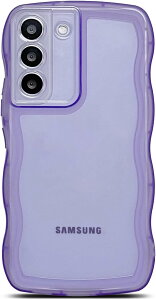 �y���������zQLTYPRI Galaxy S21 �P�[�X �N���A TPU �J�o�[ �E�F�[�u ������� �؍� ���� ���� ���^ �y�� �ϏՌ� ����~�� (SC-51B / SCG09) �X�}�z�P�[�X ���C�����X�[�d�Ή� �X�g���b�v�z�[���t�� �M