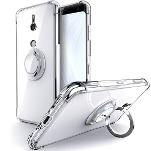 �y���������zSHIELDS UP Xperia XZ3 �P�[�X �����O�t�� SO-01L SOV39 �J�o�[ ��]�����O �ϏՌ� �ϋv �n�[�h ���菝�h�~ ����~�� �l�����G�A�N�b�V�����\�� �X�^���h�@�\ �y�� ���^ �N���A TPU ���� �X