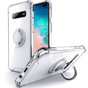 �y���������zSHIELDS UP Galaxy S10 �P�[�X �����O�t�� SC-03L SCV41 �J�o�[ ��]�����O �ϏՌ� �ϋv ���菝�h�~ ����~�� �l�����G�A�N�b�V�����\�� �X�^���h�@�\ �y�� ���^ �N���A TPU ���� �o���p�[ 