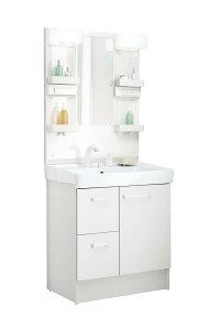 �y���������zLIXIL(���N�V��) INAX ���ʉ��ϑ� �Z�b�g D7�V���[�Y �V���O�����o�[�����V�����[���� ���o�^�C�v ���ʊ�s���A�z���C�g �Ԍ�750mm D7H5-755SY-W/VP1W & 1�ʋ� LED ������~�߃R�[�g MD7X3-751Y