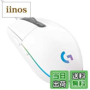 �y���������zLogicool G �Q�[�~���O�}�E�X G203 �L�� �Q�[�~���O �}�E�X USB �ڑ� G203-WH �y�� 85g LIGHTSYNC RGB 6�v���O�����{�^�� �z���C�g PC windows mac �������K�i �y �t�@�C�i���t�@���^�W�[ XIV ��