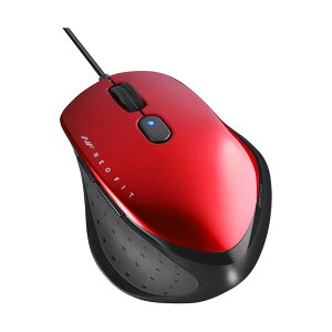 �y���������z�o�b�t�@���[ BUFFALO �L�� BlueLED 5�{�^�� �l�I�t�B�b�g�}�E�X M�T�C�Y ���b�h BSMBU515MRD