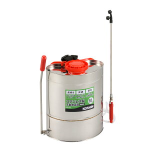 �y���������z�H�i(KOSHIN) �w������ �X�e�����X�� �蓮 ������ 10L SS-10 �c�^ 2�������� �J�o�[�t�� �A�󏜑����� 47cm �m�Y�� �{�[���R�b�N ���� ���� �_�C���t���� �|���v ���� �h�� ����