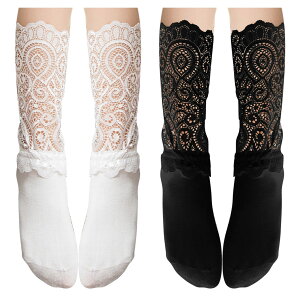 �y���������z[Kingsie] ���̎q �C�� 2���Z�b�g ���[�X �n�C�\�b�N�X �x�r�[ �L�b�Y �K�[���Y ������ ���\�� ���w�� ������ �� �� (L:18~23cm)