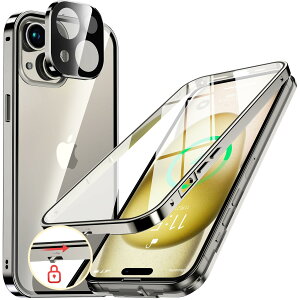 �y���������zNIANGUO�y���b�N�@�\�t���E�����|�b�v�A�b�v�{�^���z iPhone15 �p �P�[�X �N���A �y���ʋ����K���X�z 9H�d�x �y��̌^�����Y�ی�z �A�C�t�H��15 �J�o�[ �A���~�o���p�[ ���^���t��