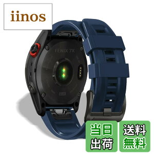�y���������z[HeeNia] QuickFit 26mm �o���h Garmin Fenix 8 51mm/Fenix 7X Pro Solar/Garmin Instinct 2X/Fenix 7X/Fenix 6X GPS/6X Pro/6X Sapphire GPS/5X GPS/5X Plus �Ή� �V���R�� �X�g���b�v ���[�v �X�|�[�c�o���h ���v�x���g �h
