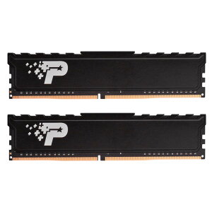 �y���������zPatriot Memory Signature Premium Line Series DDR4 3200MHz PC4-25600 16GB�L�b�g (2 x 8GB) �f�X�N�g�b�v�p������ �q�[�g�V���N�t PSP416G3200KH1
