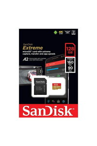 �y���������zmicroSDXC 128GB SanDisk �T���f�B�X�N Extreme UHS-1 U3 V30 4K Ultra HD A2�Ή�