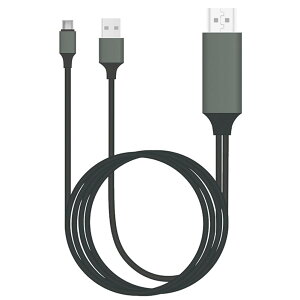 �y���������zVAVIICLO USB Type C to HDMI�ϊ��P�[�u���y�����[�d�z�y�[�d���Ȃ��瓊�e�z2M�ڑ��P�[�u�� 4K�f���o�� �X�}�z��iPad�ɑΉ� Type C HDMI�ϊ��A�_�v�^�[ USB-A���d�\ iPhone 15 Pro Max/MacBook Pro/Ai