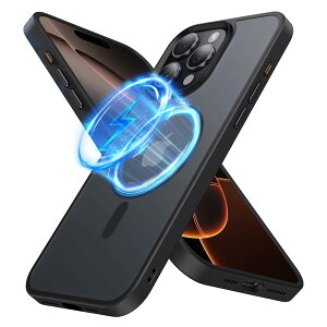 �y���������zPRODELI �P�[�X For iPhone 16 Pro Max ��p �J�o�[ MagSafe�Ή� �ČRMIL�K�i �ی�J�o�[ �ϏՌ� �w��h�~ ���C�����X�[�d�Ή� �����h�~ �����Y�ی� ���΂݂Ȃ� �X�}�z�P�[�X �Ή� �A�C�t�H