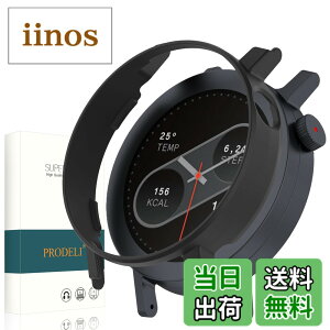 �y���������zPRODELI For CMF By Nothing Watch Pro 2 ��p �P�[�X ���t���ȒP PC�f�� �y�� �L�Y�h�~ �ϏՌ� �h�o cmf by nothing watch pro 2 �p �ی�J�o�[ �i�u���b�N�j