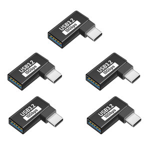 �y���������zUSB Type C & USB �ϊ��A�_�v�^ L�^ (5�Z�b�g) Suptopwxm USB-C & USB 3.1 10Gbps�����f�[�^�]�� OTG�Ή��X�}�[�g�t�H���E�^�u���b�g�Ȃǂ̃^�C�vc�@��ɑΉ�