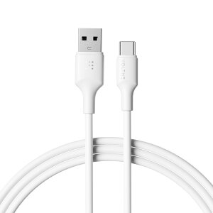 �y���������zVOLTME USB Type C �P�[�u�� 60W/3A QuickCharge3.0�Ή� USB A to C �f���h�~ �f�[�^�]�� �^�C�vc �P�[�u�� iPhone 15�AMacBook Pro�AMatebook�AiPad�AXperia�AGalaxy��type-c�f�o�C�X�Ή��i2m �z���C�g�j