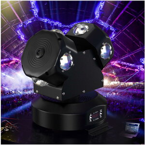 yzBruce & Shark(u[XET) 120W 8LED Ɩ [rOCg Px p[eB[Cg Xe[WCg fBXRCg DMX[h 13`l AC95V-235V disco light op DJ p[