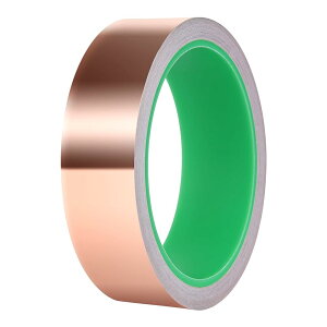 【送料無料】SANJAOYEE 銅箔テープ 幅20mm×長さ20m 導電性銅箔粘着テープ 両面導電性 金属テープ 耐熱 強粘着 銅箔粘着テープ 静電気除去 EMI対策 電磁波シールド・アース取り 導電部材の固定 シ