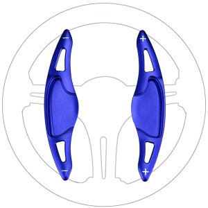 【送料無料】Boyous ホンダ 専用 青 アルミ合金 パドルシフトカバー 2点セット 適合多数 N-ONE/N-WGN/Nbox SLASH/N-BOX &N-BOXカスタム JF1 JF2 JF3 JF4 /フィットGK3 GK4 GK5 GP5 GP6 /ヴェゼル RU1 RU3 RU4 /グレイス GM