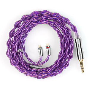 【送料無料】【KBEAR 4989】2pin 3.5mmリケーブル 4芯6N単結晶銅ケーブル 3.5mmイヤホンアップグレードケーブル イヤフォン交換ケーブル ZSN/ZSN Pro/ZSN PROX/ZS10/ZS10 PRO/ZST/ZST-X 等に対応(2pin・3.5mmプラ