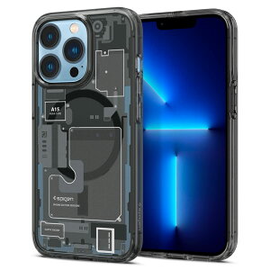 【送料無料】Spigen iPhone13ProMax ケース MagSafe対応 マグネット搭載 黄変なし 2重構造 米軍MIL規格取得 耐衝撃 すり傷防止 マグセーフ 適用カバー ワイヤレス充電対応 ウルトラ・ハイブリッド マ