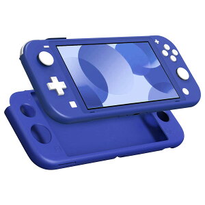 【送料無料】Switch Lite ケース ATiC SwitchLite カバー シリコン製 柔らかい 耐衝撃 落下防止 防塵 アンチスクラッチ 滑り止め 人間工学 高い操作性 手触り良い ソフト 着脱簡単 軽量 ブルー