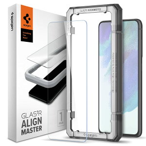 �y���������zSpigen AlignMaster �K���X�t�B���� Galaxy S21 FE �p �K�C�h�g�t�� �M�����N�V�[ S21 fe �p �ی� �t�B���� 2����