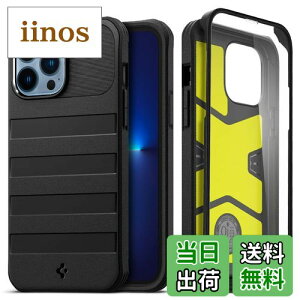 yzSpigen iPhone 13 Pro Max P[X 360°Sʕی [P[X+KXtB] ČRMILKi擾 ϏՌ Ow\ Jی h~ Ռz WIEA[}[ ACS03235 (ubN)