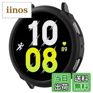 yzSpigen Galaxy Watch P[X 44mm y Galaxy Watch 5 / 4 Ή z ̑g\  Ռ z ȒPȎt Vv X y یJo[ LbhEGA[ ACS03138 (ubN)