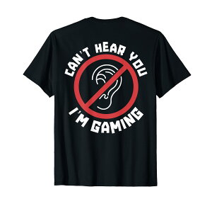 �y���������zCan't Hear You I'm Gaming Back Print Funny Gamer Safe Sign T�V���c