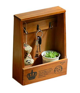 【送料無料】Ansimple 木製 キーボックス 小物ボックス キースタンド 玄関インテリア 壁掛け 立て掛け 家庭・事務所・工場・オフィス 鍵管理用 形選択 色選択