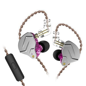 【送料無料】KZ ZSN Pro 重低音 イヤホン 1BA+1DDを搭載 ハイブリッドイヤホン カナル型 高遮音性 イヤホン 中華イヤホン 2pin リケーブル 可能 ジュラルミンフェイスプレート搭載 3.5mm プラグ (ZSN