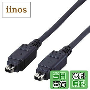 yzGR USBP[u yFireWirez IEEE1394 400(i.LINKEDV) 4pin-4pin 1m ubN IE-441BK