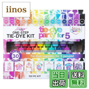 yz[TULIP] `[bv Xebvi 15FȒPLbg VRfނD݂ɐ߂Ċy one-step tie-dye 15-Color Party Kit