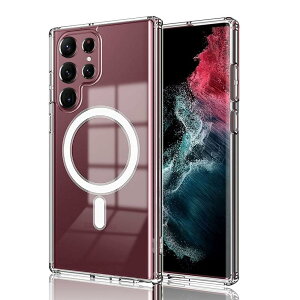 yzfor Samsung Galaxy S22 Ultra SC-52C SCG14P[X nCubhP[X MagSafeΉ C[d ČRMILKi Ռی 菝h~ }OleBbNPCop[n[hobN TPUop[ Xgbv