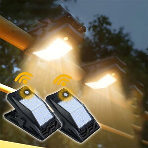 【送料無料】Batone クリップ式 センサーライトソーラー ランタン 2個TYPE-C充電人感センサー ソー 屋外 防水 LED 屋外 ソーラー 人感防犯ライト キャンプ キャンプ用品 吊り下げ み式 防災 停電
