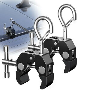 【送料無料】iKristin テント 取り付け用 カージョイント 強力 カーサイドタープ用 車 タープ 固定 タープグリップ テントアクセサリー 設置簡単 キャンプ部品 自在金具 2個セット