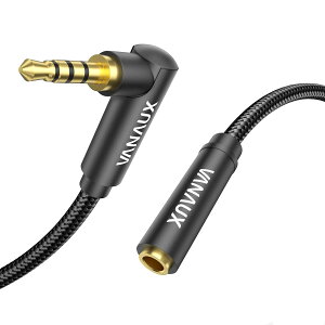 yz4 Cz R[h,VANAUX БL^ 3.5mm TRRS I[fBIP[u  Xs[J[vO XeICzWbN wbhzR[h X}z/gѓdb/PC/TV/j^[