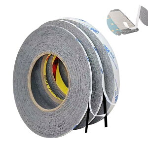 yzLYHMHAMY ʐڒe[v 3m ʃe[v 3{ 1mm/ 2mm /3mm*50m  Se[v pr X}zC gѓdb p\R ^ubg LED tplCp (ubN)