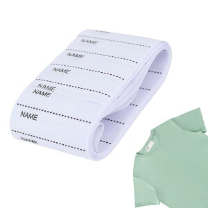 【送料無料】LYHMHAMY お名前シール布用 200枚セット布用 名前シール アイロン 衣類ラベル 縫製パッチ アイロン接着 洗濯機可 入学祝い 入園・入学準備に 幼稚園 保育園