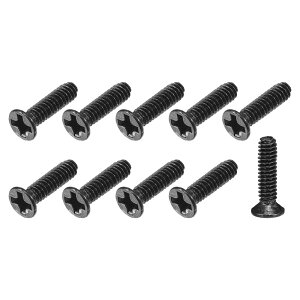 【送料無料】METALLIXITY ねじ(M2 x 8mm)150個入り メガネ 時計 ノートパソコン テレビ用 炭素鋼製マシンねじ シルバートーン