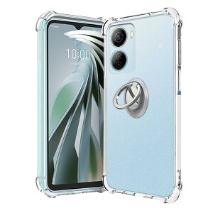 【送料無料】ZTE Libero 5G IV (A302ZT) 用 ケース カバー スタンド付き 角度調整可能 車載ホルダー対応【NOUKAJU】 スマホケース 軽量 TPU ソフト クリア 耐衝撃 黄変防止 指紋防止 持ちやすい