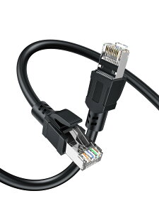 yzCAT8 LANP[u, CableCreation C[TlbgP[u CAT8 JeS[8 RlN^ 40Gbps/2000MHz CAT8 ܐ܂h~ V[h f [^ PS3 PS4 XboxɑΉ 1.5M