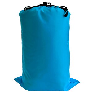 【送料無料】RUSUNM 巾着袋 大きな 特大サイズ ナイロン 防水 無地 収納袋 大容量 着替え袋 布団 衣類 体操服袋 温泉バッグ 浴衣 買い物袋 靴袋 寝具 旅行 男の子 女の子 洗える(スカイブルー